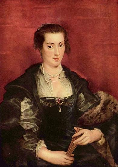 Peter Paul Rubens Portrat der Isabella Brant Sweden oil painting art